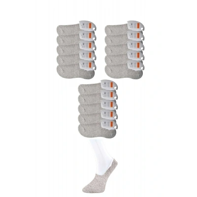 HERŞEYTREND Gri Erkek Babet Çorap 15 çift