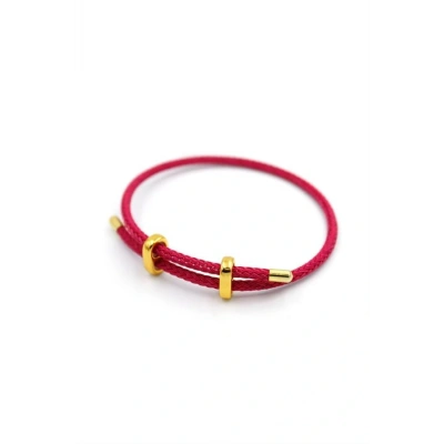 HERŞEYTREND Hasır Bileklik - Fuşya