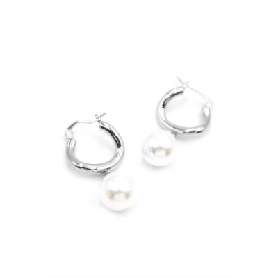 HERŞEYTREND İnci Küpe - Gümüş