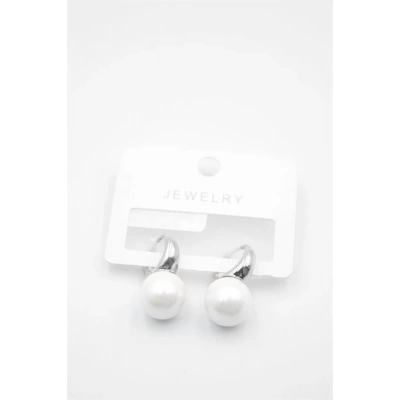 LitaeTrend İncili Küpe - Gümüş