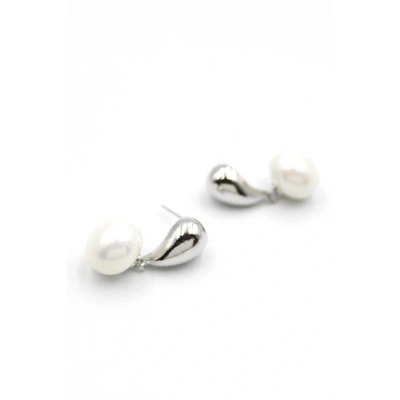 HERŞEYTREND İncili Küpe - Gümüş