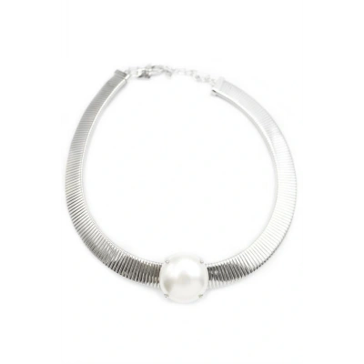 HERŞEYTREND İncili Tasma Kolye - Gümüş