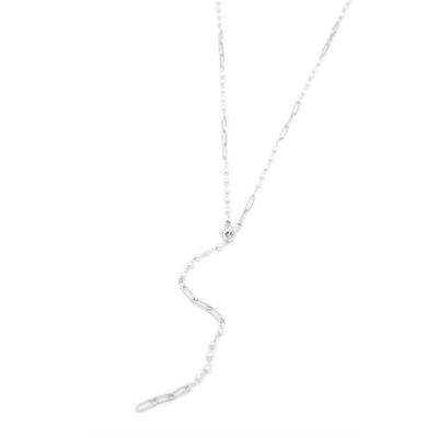 HERŞEYTREND İncili Y Kolye - Gümüş