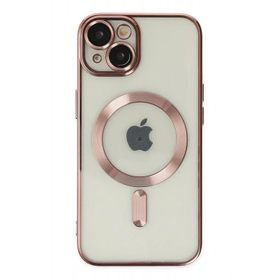 LitaeTrend iPhone 14 Plus Kılıf Kross Magneticsafe Kapak - Rose