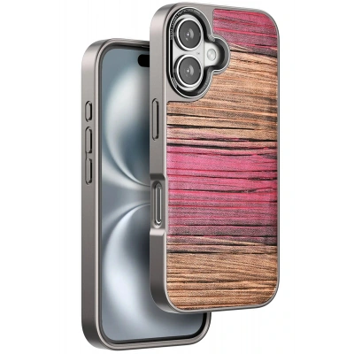 LitaeTrend iPhone 16 Wave Kapak - Pembe