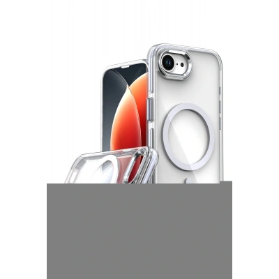 LitaeTrend iPhone 16E Bella Magsafe Kapak - Gri