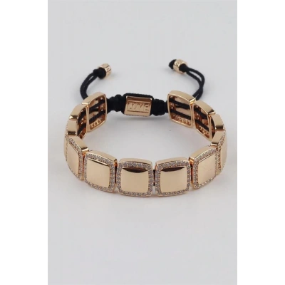 LitaeTrend İpli Çelik Bileklik - Altın