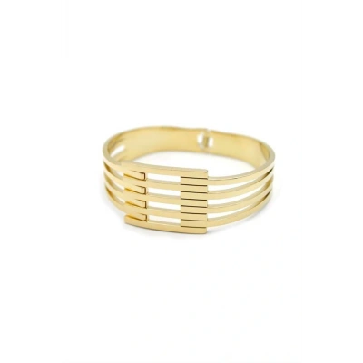 HERŞEYTREND Kaburga Bilezik - Altın