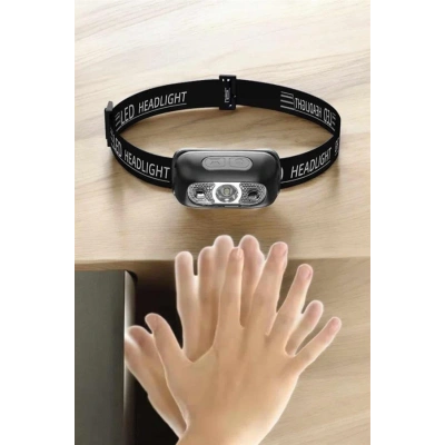 HERŞEYTREND Kafa Lambası Kamp Lambası Led Işık Şarjlı Ayarlanabilir