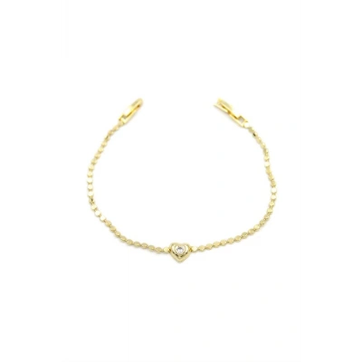 HERŞEYTREND Kalp Bileklik - Altın