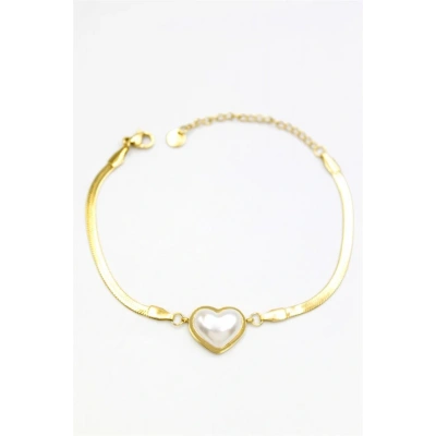 LitaeTrend Kalp Bileklik - Altın