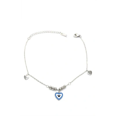 LitaeTrend Kalp Halhal - Gümüş