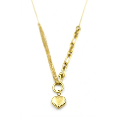 LitaeTrend Kalp Kolye - Altın