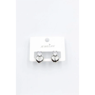 LitaeTrend Kalp Küpe - Gümüş