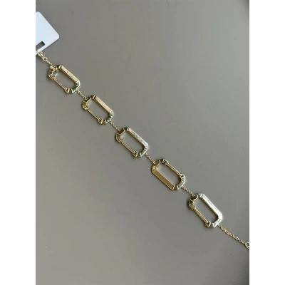 HERŞEYTREND Kanca Bileklik - Altın