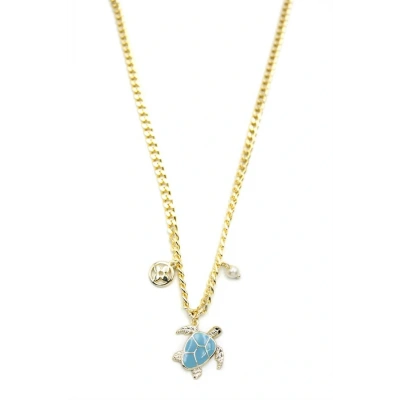 HERŞEYTREND Kaplumbağa Kolye - Altın