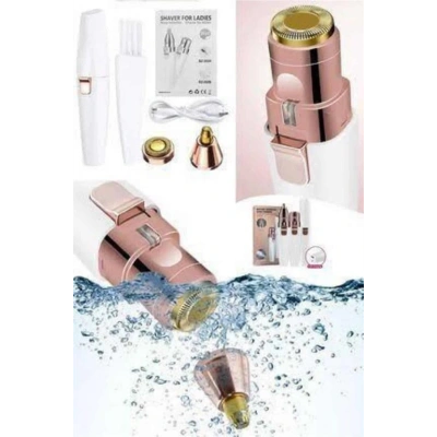 HERŞEYTREND Kaş Burun Ve Yüz Epilasyon Aleti Kablosuz Şarjlı Kökten Alan Epilasyon Aleti