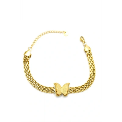 LitaeTrend Kelebek Bileklik - Altın