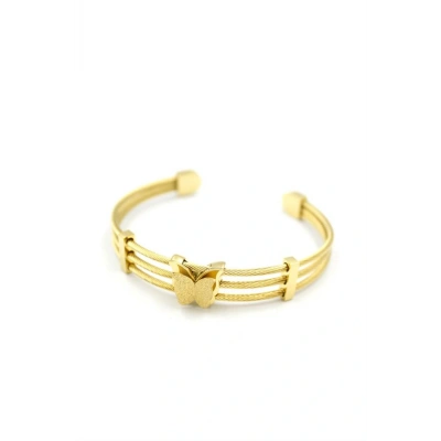 HERŞEYTREND Kelebek Bilezik - Altın