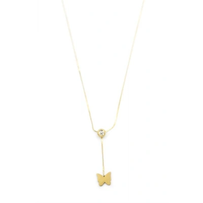 LitaeTrend Kelebek Kolye - Altın