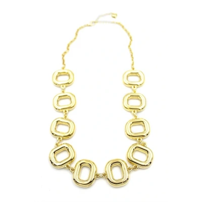 HERŞEYTREND Metal Şekilli Kolye - Altın