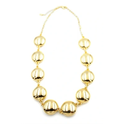 HERŞEYTREND Metal Şekilli Kolye - Altın