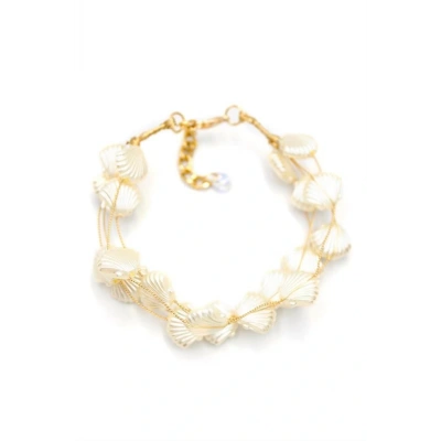 HERŞEYTREND Midye Bileklik - Altın