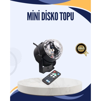 HERŞEYTREND Müzik Sensörlü Renkli LED Parti Işığı