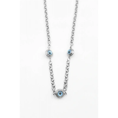 HERŞEYTREND Nazar Kolye - Gümüş