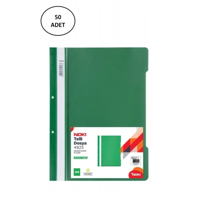 HERŞEYTREND Noki Eco Telli Dosya Yeşil 50 li