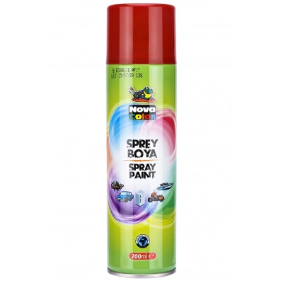 HERŞEYTREND Nova Color Sprey Boya 200 Ml Kırmızı