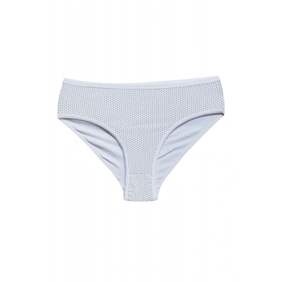 HERŞEYTREND Pamuklu Geniş Kenarlı Likralı Desenli Bato Kadın Külot Desen 8