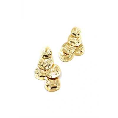 HERŞEYTREND Plaka Küpe - Altın