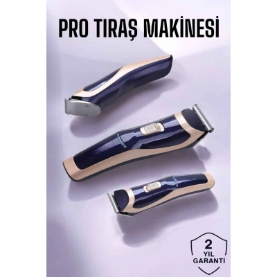 HERŞEYTREND Profesyonel Şarjlı Saç ve Sakal Traş Makinesi Kolay Kullanım