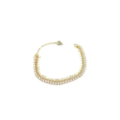 HERŞEYTREND Pullu Su Yolu Bileklik - Altın