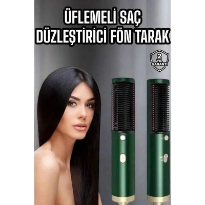 HERŞEYTREND Saç Düzleştirici Fön Makinesi İyon Özellikli Elektriklenme Karşıtı