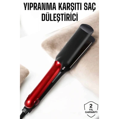 HERŞEYTREND Saç Düzleştirici Yüksek Isı Ayarlı Seramik Kaplama