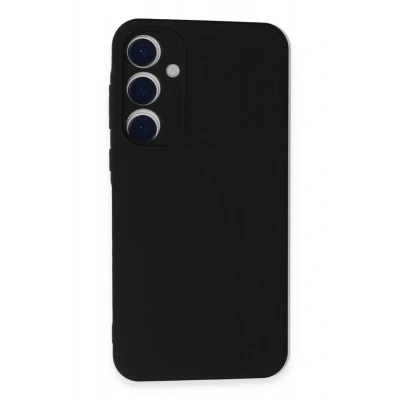 LitaeTrend Samsung Galaxy A55 5G Kılıf Nano içi Kadife Silikon - Siyah