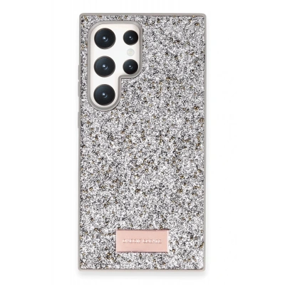 LitaeTrend Samsung Galaxy S24 Ultra Bright Simli Kapak - Gümüş