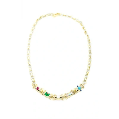 HERŞEYTREND Simge Zincir Kolye - Altın