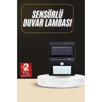 HERŞEYTREND Solar Dekoratif Lambası Sensörlü Led Işık Bahçe Aydınlatma