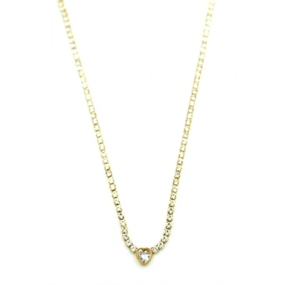 HERŞEYTREND Su Yolu Kalp Kolye - Altın