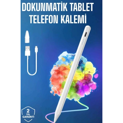 HERŞEYTREND Tablet Kalemi iOS Android Windows Uyumlu Yedek Uçlu Universal Çizim Kalemi