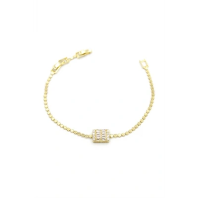 HERŞEYTREND Taşlı Bileklik - Altın