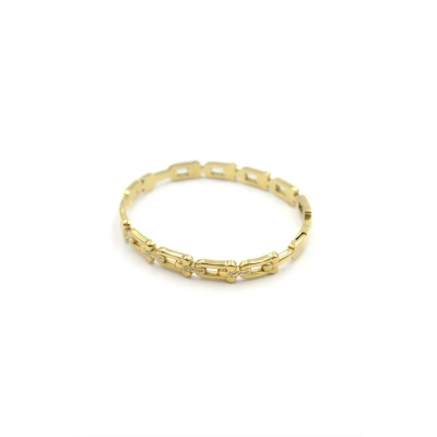 LitaeTrend Taşlı Tf Bilezik - Altın