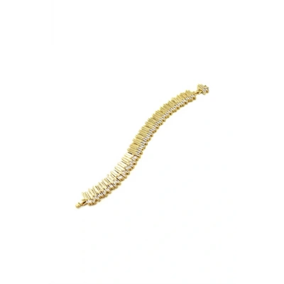 LitaeTrend Taşlı VİP Bileklik - Altın