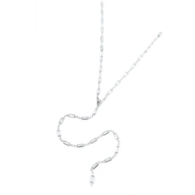 HERŞEYTREND Taşlı Y Kolye - Gümüş