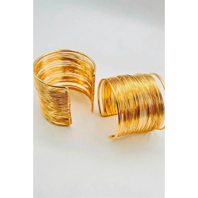 HERŞEYTREND Tel Bilezik - Altın