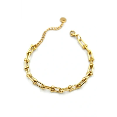 HERŞEYTREND Tf Zincir Bileklik - Altın