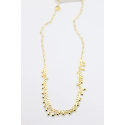 HERŞEYTREND Top Sallantılı Kolye - Altın